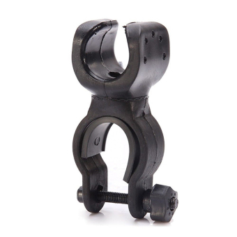 Buytra Bicycle Mount Holder Clamp for Flashlight 360 Degree Black