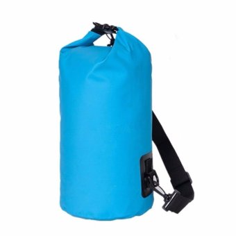 Waterproof Floating 10L Roll Dry Bag Outdoor Gear Backpack Sack for Boating Hiking Camping Riding Fishing Swimming - intl