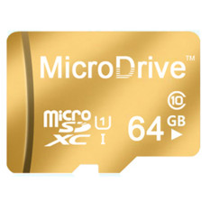 64GB Calss10 Micro memory card with Adaptor(Gold) - Intl