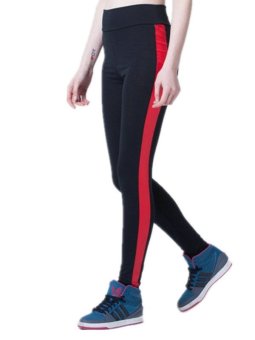 2015 Ladies Leggins Sides Patchwork Gym women Sports Pants Joggers Plus Size Fitness Legging Casual Leggings S-XL Color 6  