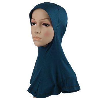 2017Fashion Muslim Scarf Hijab Shawl New Fashion Stretchy White Muslim Hats Hijab Underscarf Caps Turban Women's Bonnet  