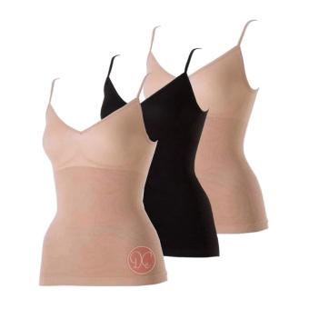 3 Buah Munafie Slimming Body Shaper - Korset Camisol Pelangsing Tubuh Wanita - Multicolor  