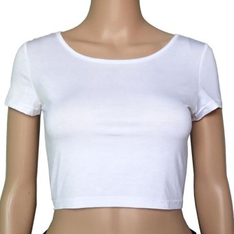 3pcs/lot Muslim Short Sleeve Half-length T-shirt for Women (White/Yellow/Rose)  