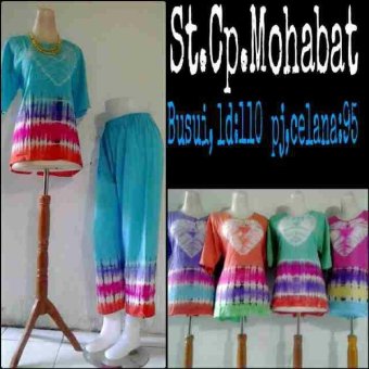 5 pc Batik Setelan Celana Panjang Mohabat  