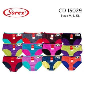 6 Pcs - Celana Dalam Wanita - Sorex 15029 - Multi Color  