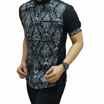 Adepe Batik Pria Slimfit OB 334 - Multicolor  