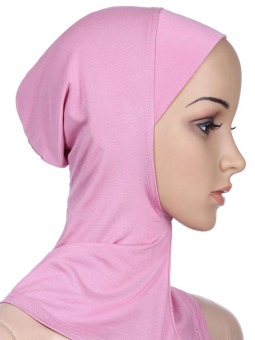 Agapeon Muslim Full Cover Inner Hijab Cap Inner Neck Plum  