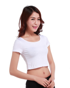 Agapeon Muslim Wear Inner Short-sleeve Modal Bottoming Shirt White  