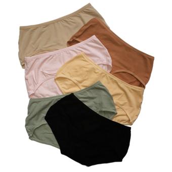 Aily Celana Dalam Wanita Set 6pcs 6065- All Colors  