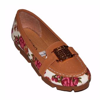 Aldhino Collection Sepatu Wanita BU - 011 - Tan  