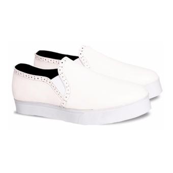 Aleganza Best Casual Women Trendy Flip Flop Shoes Ggsh 439 [Putih]  