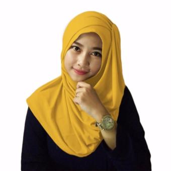 Alesya Hijab Kerudung Instan - Mustard  