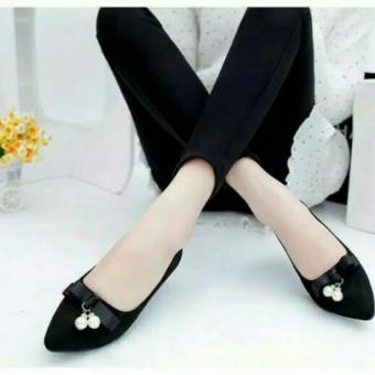 Arlaine Belly Flat Shoes [Black]  