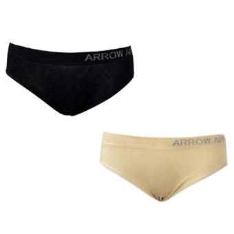 Arrow Apple - Celana Dalam Wanita - 12 - Black & Soft Brown - 2 Pcs  