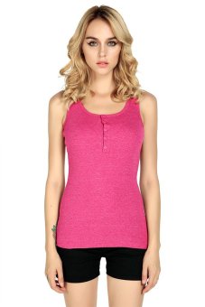 ASTAR T-Shirt Sleeveless Tops (Pink)  