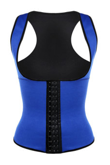 Astar Women Waist Cincher Underbust Corset Slim Body Shapers Tank Tops Shapewear (Blue) - intl  