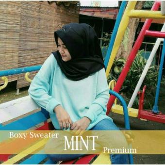 Ataya Boxy Sweater Premium Mint Best Seller  