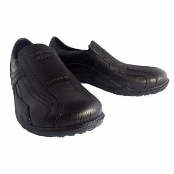 ATT AB375 Sepatu Pantofel Karet Kantor Anti Air - Black  