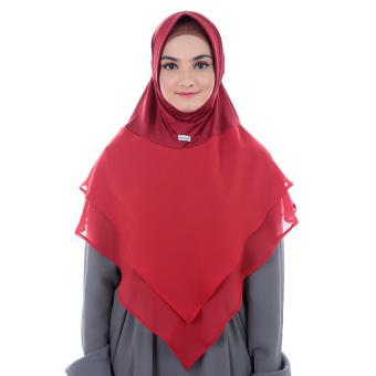 Atteenahijab Alifa Balqis Basic - Merah Hati  