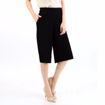 Ayako Fashion Cullote Pants Pixie - Celana Kulot Wanita Pixie - (Black)  