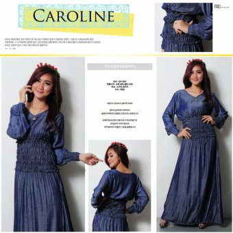 Ayako Fashion Dress Maxi Caroline (Navy)  