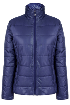 Azone Women Casual Long Sleeve Warm Down Jacket (Navy Blue)   