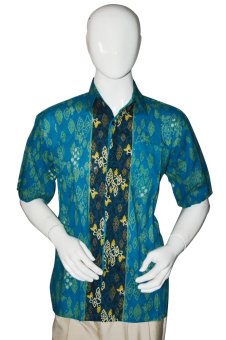 Batik Adikusuma Kemeja Pendek Pria - Mega Melati - Tosca  