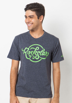 BCD Cantwo T Shirt Rock Star - Charcoal  
