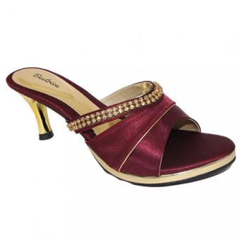 Beatrice Heel Sandals (7 cm) MD 701 - Red  