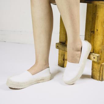 Belivin Jolie Sepatu Slip On Espadrille - Putih  
