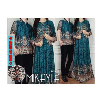 BenOlshop Couple Set Gamis Wanita +Kmeja Pria Mykaila Tosca  