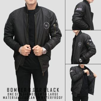 BGSR Jaket Bomber Premium Black  