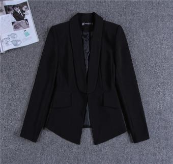 Black Long Sleeve Elegant Purple Formal OL Styles Blazer Coat For Business Women Ladies Office Blazers Jackets Outwear Uniforms - intl  