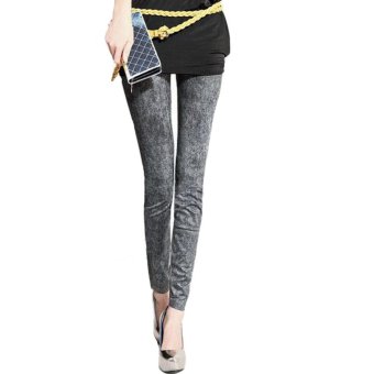 Blackhorse Women Jeggings Skinny Pants Elastic thin pencil jeans leggings One Szie-Black - intl  