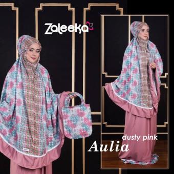 Busana Muslim Zaleeka Mukena Aulia Dusty Pink All Size  