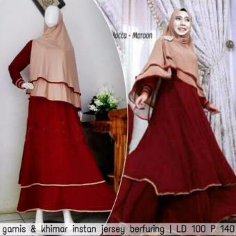 Camelia Syari Mocca Maroon  