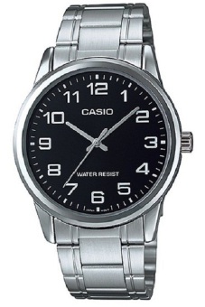 Casio Analog Watch Jam Tangan Pria - Silver - Stainless Steel Band - MTP-V001D-1BUDF  