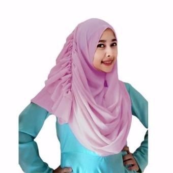 Cassanova Hijab Kerudung Semi Instan - Dusty Pink  