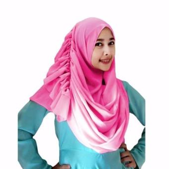Cassanova Hijab Kerudung Semi Instan - Pink  