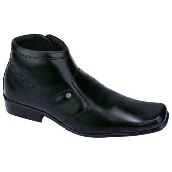 Catenzo Df 037 Sepatu Boots Pria Pantofel/Formal-Kulit-Tpr Outsole-Bagus Dan Elegan (HITAM)  