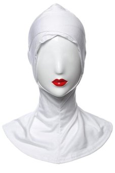 CatWalk Cotton Muslim Inner Hijab Islamic Full Cover Hat Underscarf (White)  