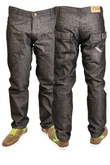 CBR Six USC 419 Celana Jeans Pria - Keren - Jeans - Hitam Metalik  