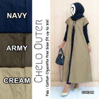 Chelo Outer Warna Navy  
