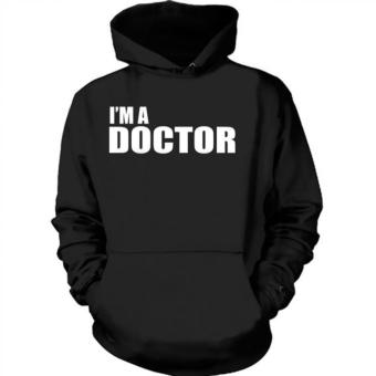 Clothing Online Hoodie I'M A DOCTOR - Hitam  