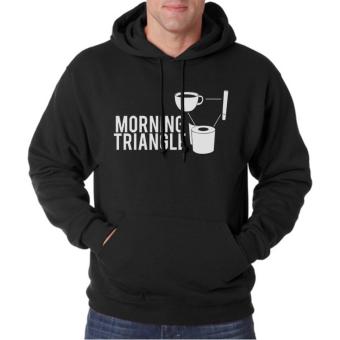 Clothing Online Hoodie Morning Triangle - Hitam  