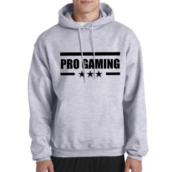 Clothing Online Hoodie Pro Gaming - Abu-abu  