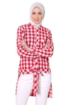 Clover Clothing Tunic Danisha - Merah  