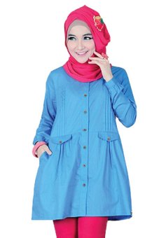Clover Clothing Tunic Naghia - Biru Muda  