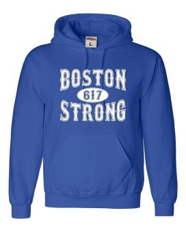 CONLEGO Adult Boston Strong 617 Sweatshirt Hoodie Blue - intl  