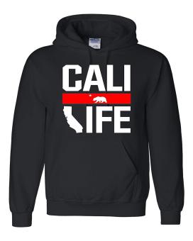 CONLEGO Adult Cali Life California Republic Pride Sweatshirt Hoodie Black - intl  